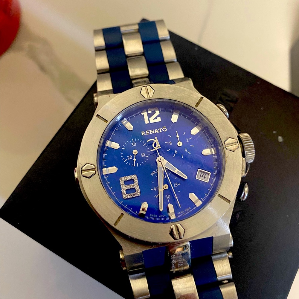 Renato mens watch w/diamond 8